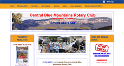 Desktop Screenshot of centralbluerotary.org