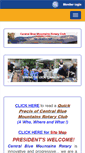 Mobile Screenshot of centralbluerotary.org